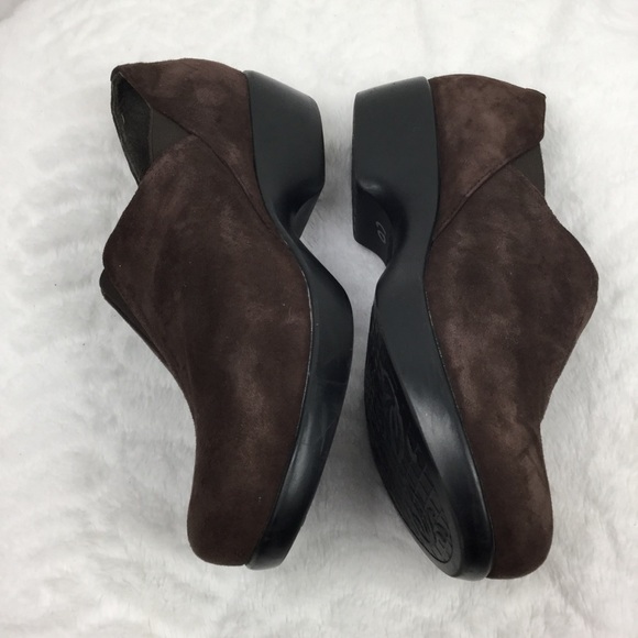 Dansko Suede Slip on Mary Jane shoes Brown Size 42/ US 11.5-12 - Picture 4 of 8
